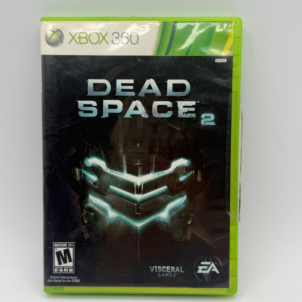 EA Dead Space 2 Xbox 360 NTSC Green Good Sci-Fi Horror 2-Disc Set